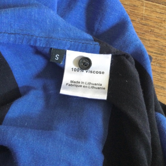 Rodebjer Blue Black Striped Dress size SMALL - Picture 8 of 8